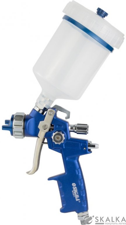 На фото Краскораспылитель Refine HVLP 1.7мм 170-285л/мин 2.5бар в/б 500мл (пласт) (6812411)
