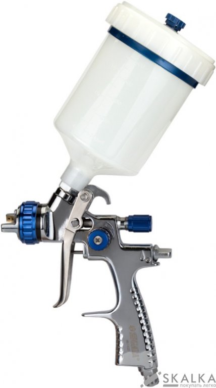 На фото Краскораспылитель Refine LVMP 1.4мм 170-285л/мин 2-2.5бар в/б 600мл (пласт) (6814221)