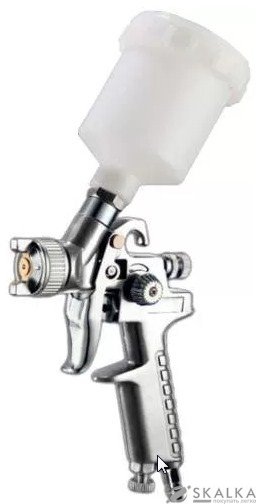 На фото Краскопульт пневматический Werk HVLP mini-0822 0.8 мм 180-225 л/мин 2-3.5 Бар 120 мл (74810)