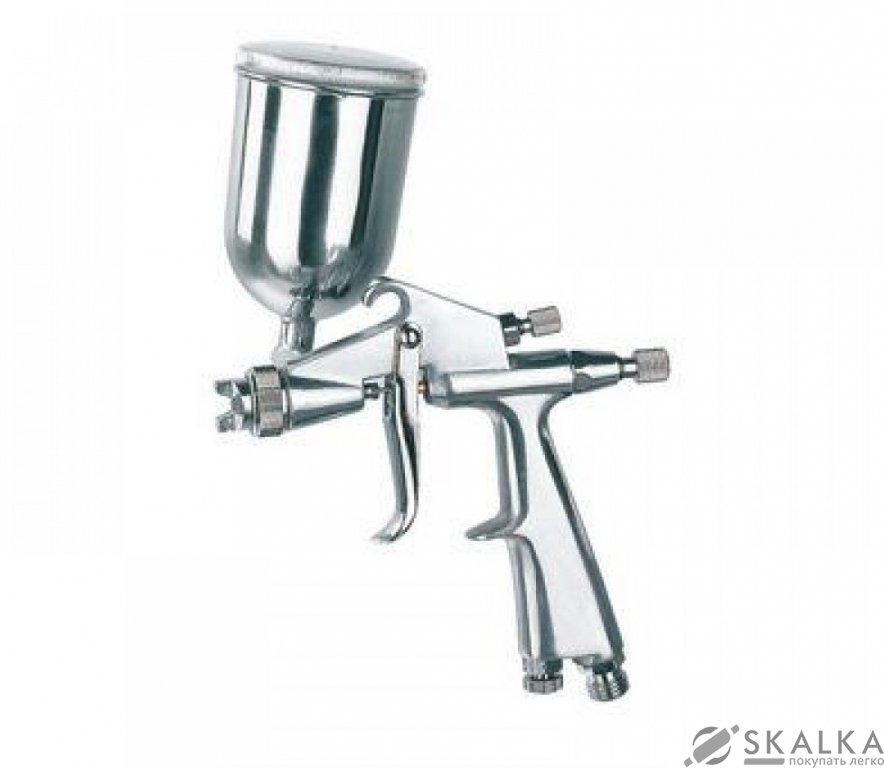 На фото Краскопульт пневматический Auarita HP 0.8 мм 30-60 л/мин 4 Бар 200 мл (F-3-0.8)