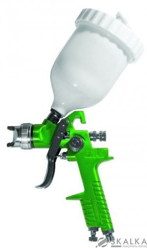 На фото Краскопульт пневматический Auarita HVLP 2 мм 70-110 л/мин 3.5 Бар 600 мл (H-827B-2.0)