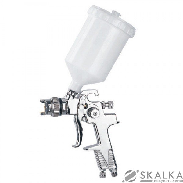 На фото Краскопульт пневматический Auarita HVLP 1.8 мм 110-140 л/мин 3.5 Бар 600 мл (H-970P-1.8)