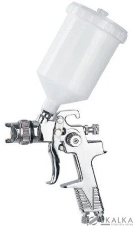 На фото Краскопульт пневматический Auarita HVLP 2 мм 100-140 л/мин 3.5 Бар 600 мл (H-970P-2.0)