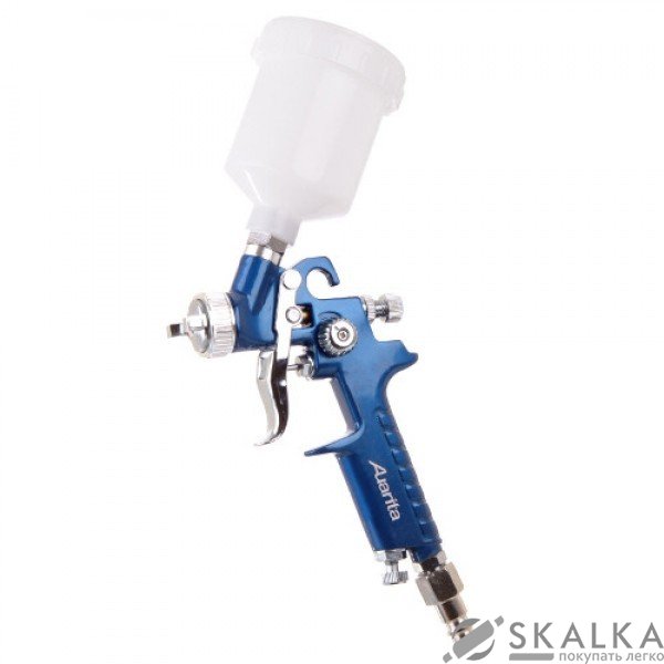 На фото Краскопульт пневматический Auarita HVLP 1.2 мм 90-150 л/мин 3 Бар 125 мл (H-2000P-1.2)