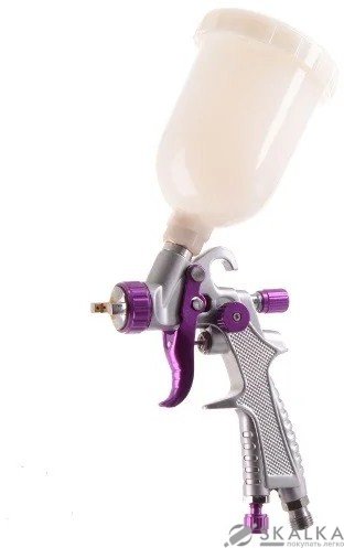 На фото Краскопульт пневматический Auarita HVLP 0.8 мм 30-60 л/мин 2 Бар 250 мл (H-891-0.8)