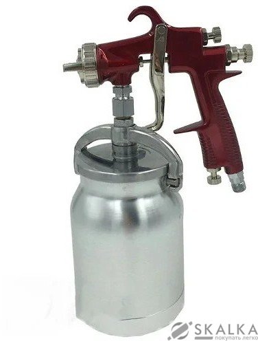 На фото Краскопульт пневматический Auarita LVMP 1.7 мм 140-170 л/мин 4 Бар 1000 мл (K-200-1.7)