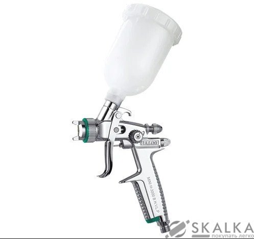На фото Краскопульт пневматический Italco HVLP 0.8 мм 85-142 л/мин 1.5 Бар 250 мл (H-3000B-MINI-0.8)