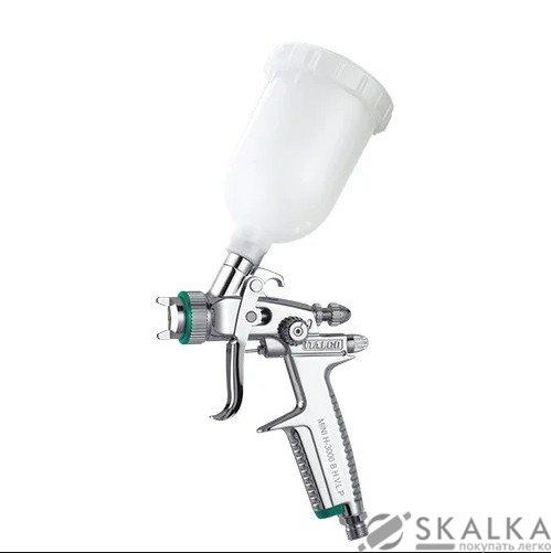 На фото Краскопульт пневматический Italco HVLP 0.8 мм 85-142 л/мин 1.5 Бар 250 мл (H-3000B-MINI-1.0)