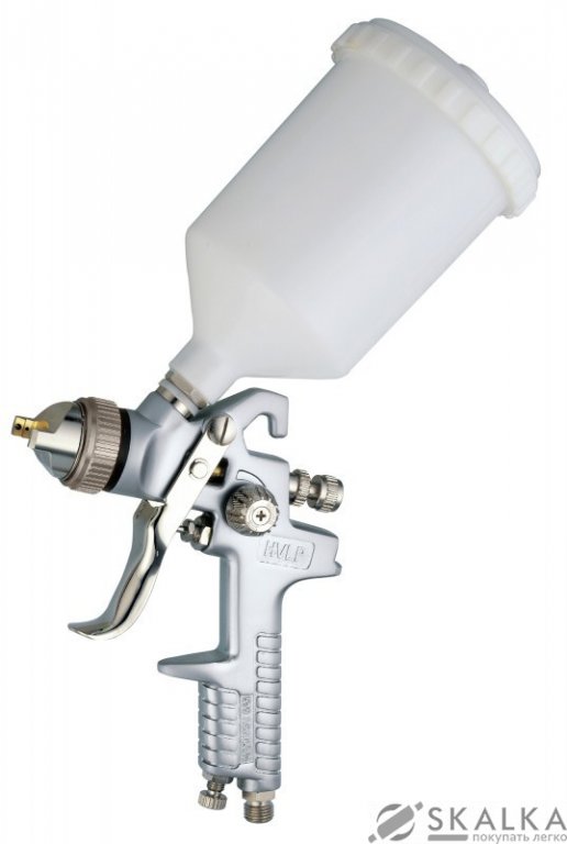 На фото Краскопульт пневматический Jonnesway HVLP 1.4 мм 297 л/мин 600 мл (JA-HVLP-6109)