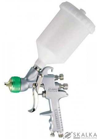 На фото Краскопульт пневматический Jonnesway LVLP 1.4 мм 283 л/мин 2 атм 600 мл (JA-LVLP-25G(1.4))