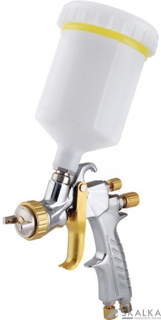 Пневмопистолет лакокрасочный Miol с верхним баком HVLP 1.7 мм PREMIUM (80-815) На фото Пневмопистолет лакокрасочный Miol с верхним баком HVLP 1.7 мм PREMIUM (80-815)