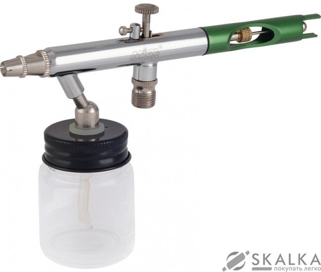 На фото Аэрограф профессиональный Miol 0.3 мм с дополнительной регулировкой PREMIUM (80-899)