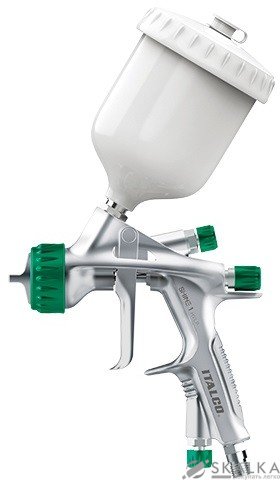 На фото Краскопульт пневматический Italco HVLP 1.4 мм 600 мл (Shine-1.4)