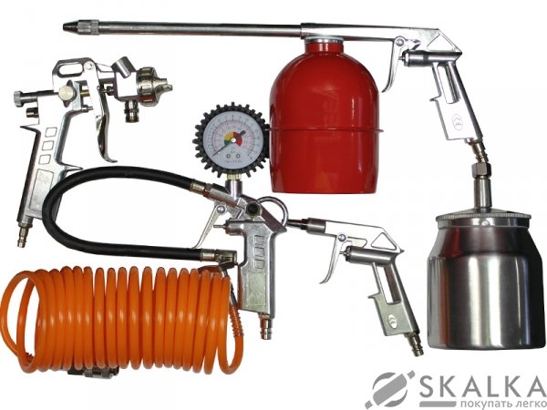 Набор пневмоинструмента Werk KIT-5SN 5 шт (60846) На фото Набор пневмоинструмента Werk KIT-5SN 5 шт (60846)