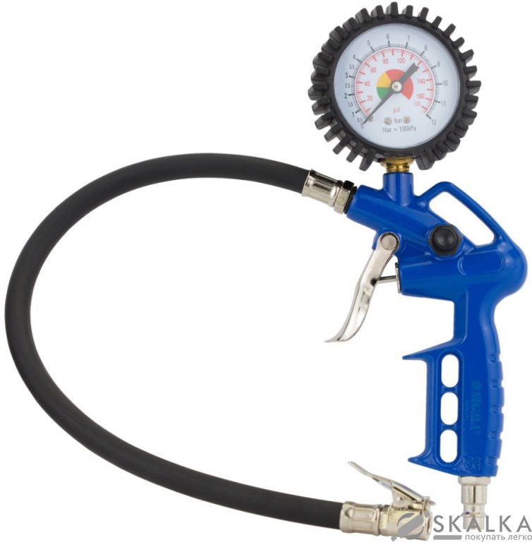 На фото Пневмопистолет для подкачки шин Sigma алюминиевый корпус (6832041)