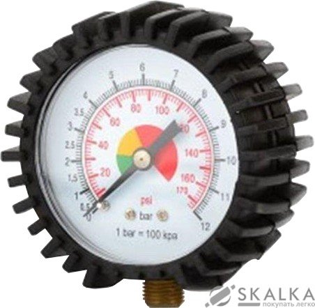 Манометр к пистолету подкачки колес Airkraft резьба M11*1 снизу (MAN-STG-05G) На фото Манометр к пистолету подкачки колес Airkraft резьба M11*1 снизу (MAN-STG-05G)