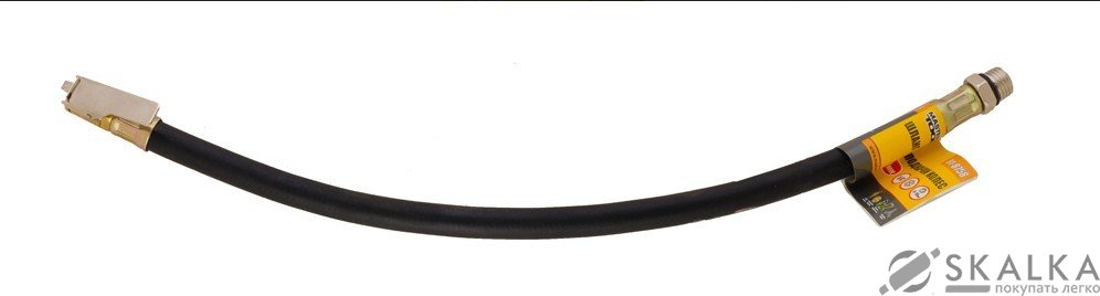 На фото Шланг к пистолету для подкачки колес с наконечником Mastertool 80 см (81-8759)