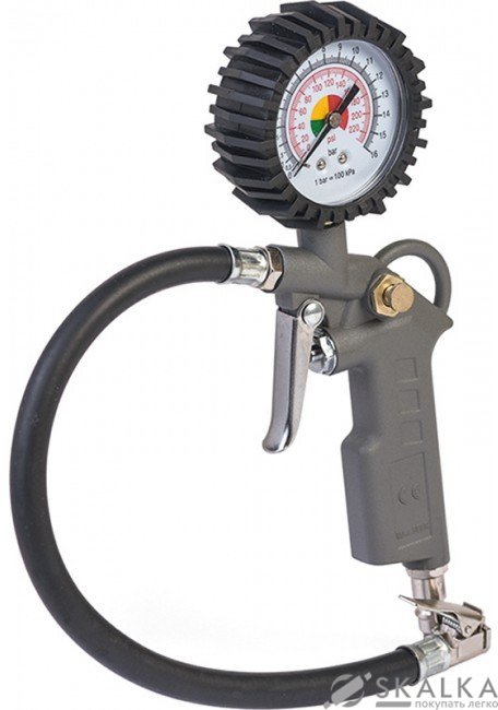 На фото Пневмопистолет для накачивания колес Miol с латунной головкой 350 мм (81-520)