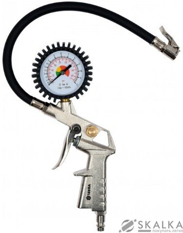 Пневмопистолет для подкачки шин Vorel 2.8-10 бар (81650) На фото Пневмопистолет для подкачки шин Vorel 2.8-10 бар (81650)