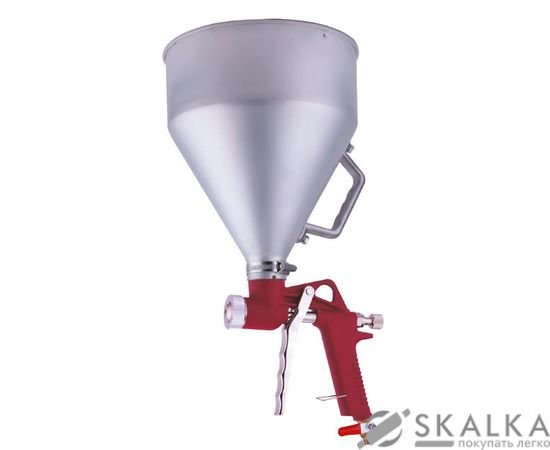 На фото Распылитель пневматический Auarita для нанесения штукатурки металлический бачок (FR-300)