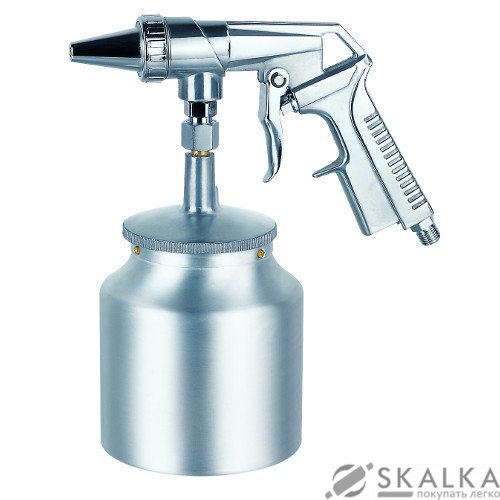 На фото Пистолет пескоструйный пневматический Auarita нижний металлический бачок (PS-4)