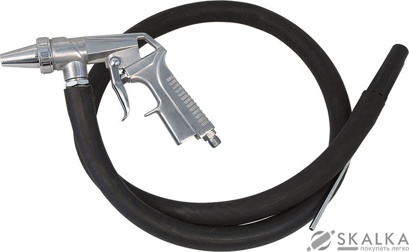 Пневмопистолет пескоструйный с резиновым шлангом Miol 2 м (81-544) На фото Пневмопистолет пескоструйный с резиновым шлангом Miol 2 м (81-544)