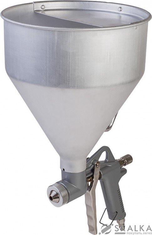 На фото Пневмопистолет для нанесения цемента Miol с алюминиевым баком (81-562)