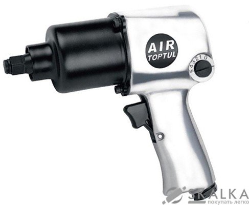 На фото Пневмогайковерт Toptul 1/2" 678 N/m 8000 об/мин 2.6 кг (KAAA1650B)