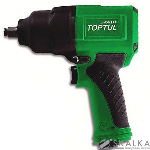 На фото Пневмогайковерт Toptul 1/2" 1085 N/m 8000 об/мин 2.3 кг (KAAJ1680)
