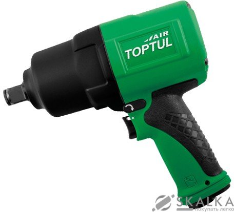 На фото Пневмогайковерт Toptul 3/4" 1763 N/m 6000 об/мин 3.72 кг композитный корпус (KAAJ2413)