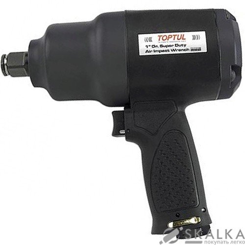 На фото Пневмогайковерт Toptul 1" 1898 N/m 6500 об/мин 4.09 кг композитный корпус (KAAC3214)