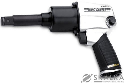 На фото Пневмогайковерт Toptul 3/4" 813 N/m длинный шпиндель 6300 об/мин 3.09 кг (KAAB2460)