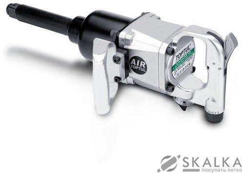 На фото Пневмогайковерт Toptul 1" 2440 N/m длинный шпиндель 4000 об/мин 12.3 кг (KAAB321809)