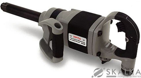 На фото Пневмогайковерт Toptul 1" 2712 N/m длинный шпиндель 5000 об/мин 8.3 кг (KAAD3220)