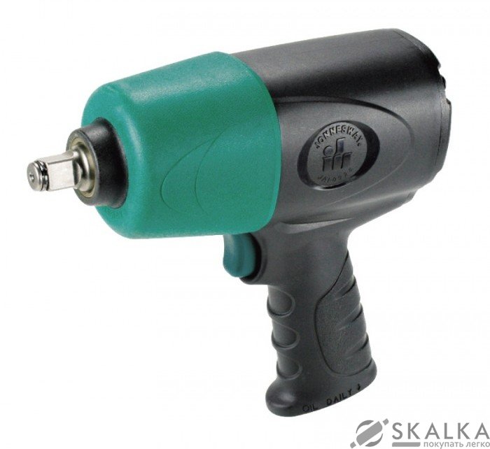 На фото Пневматический гайковерт Jonnesway 1/2"DR 8 500 об/мин 746Нм(обратная), 681Нм(прямая) (JAI-0924)