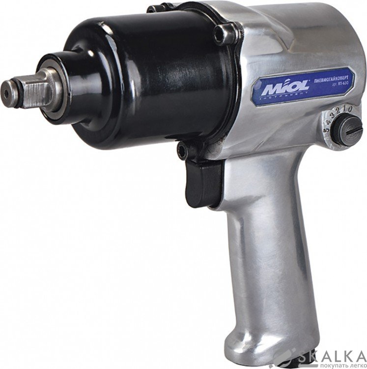 На фото Пневмогайковерт Miol 1/2" 569 N/m 7000 об/мин 2.8 кг (81-630)