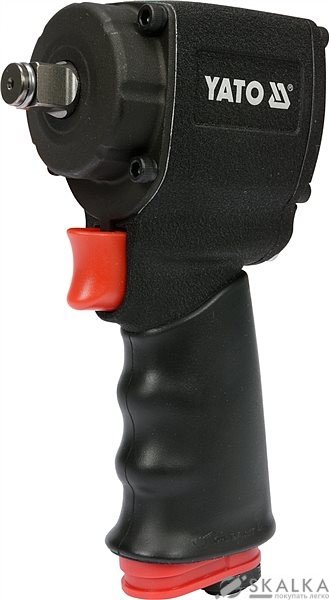На фото Гайковерт ударный пневматический Yato 1/2" 678 Nm 6.3 Bar 100 л/мин (YT-09512)