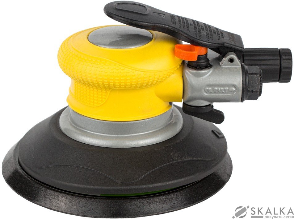 На фото Шлифмашинка орбитальная пневматическая Sigma алюминиевый корпус 150 мм (6731511)