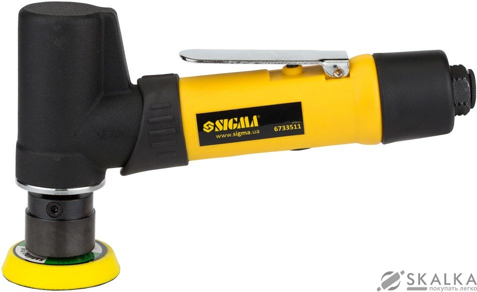 Шлифмашинка угловая пневматическая Sigma 50 мм (6733511) На фото Шлифмашинка угловая пневматическая Sigma 50 мм (6733511)