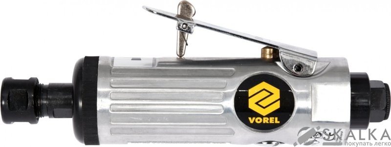 На фото Пневмошлифмашина прямая Vorel 1/4" патрон 6 мм (81108)
