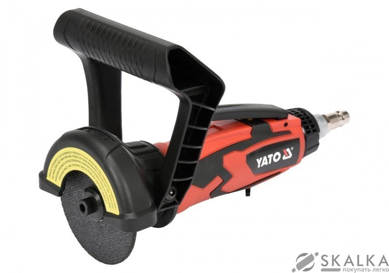На фото Резак пневматический Yato для диска 75х9.5 мм 1/4" 8 Bar 170 л/мин (YT-09717)