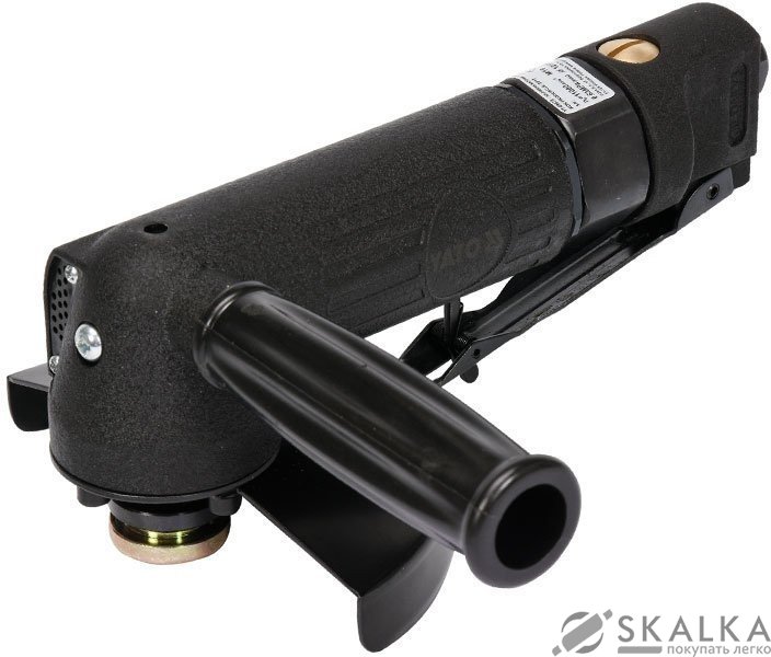 На фото Пневмошлифмашина угловая Yato для диска 125 мм М10 1/4" 6.3 Bar 141 л/мин (YT-09675)