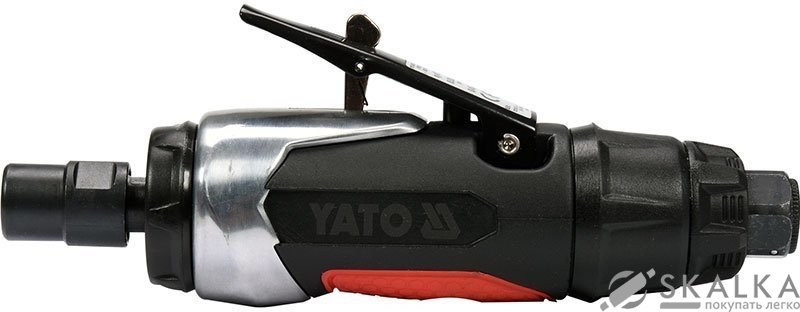 На фото Пневмошлифмашина прямая Yato 1/4" 6.3 Bar 113 л/мин (YT-09632)