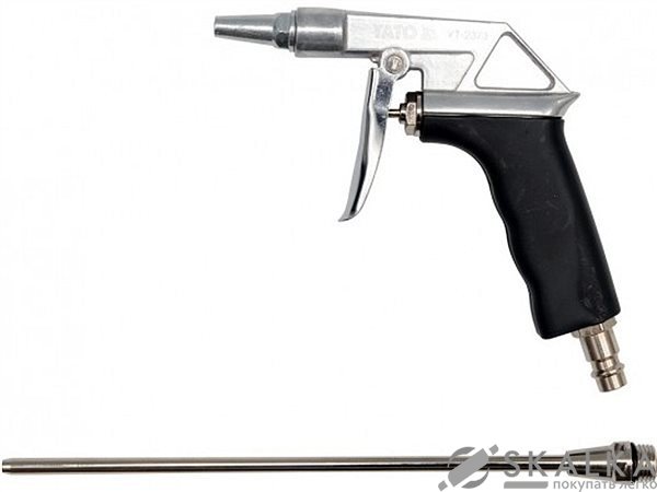 Пистолет пневматический продувочный Yato с удлиненным соплом 1/4 " 0.8 MPa (YT-2373) На фото Пистолет пневматический продувочный Yato с удлиненным соплом 1/4 " 0.8 MPa (YT-2373)