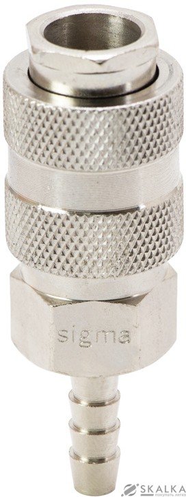 На фото Соединение быстросъемное Sigma для шланга 6 мм (7021171)