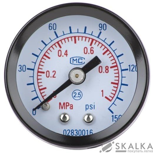 Манометр Intertool 1/8" (PT-1437) На фото Манометр Intertool 1/8" (PT-1437)