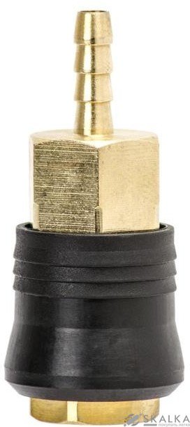Быстроразъемное соединение Intertool на шланг 6 мм латунь (PT-1811) На фото Быстроразъемное соединение Intertool на шланг 6 мм латунь (PT-1811)