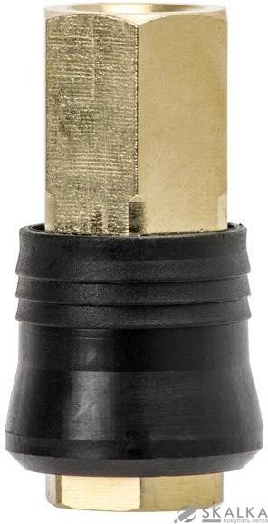 Быстроразъемное соединение Intertool с внутренней резьбой 1/4" латунь (PT-1814) На фото Быстроразъемное соединение Intertool с внутренней резьбой 1/4" латунь (PT-1814)