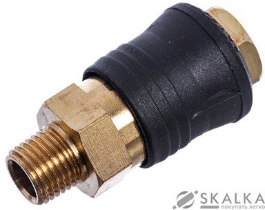 Быстроразъемное соединение Airkraft 1/2" внешняя резьба PROFI Made in Italy (SE6-4SM) На фото Быстроразъемное соединение Airkraft 1/2" внешняя резьба PROFI Made in Italy (SE6-4SM)