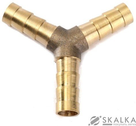 Cоединитель Airkraft на шланг Y-образный 8х8х8 мм (E102-5-2) На фото Cоединитель Airkraft на шланг Y-образный 8х8х8 мм (E102-5-2)